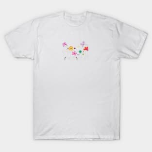 Spring time colorful flowers T-Shirt